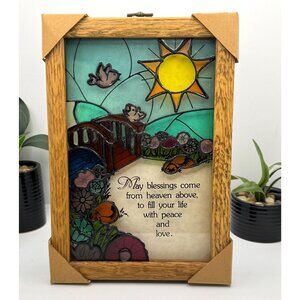 Artistic Gifts Stained Glass Hanging Wall Decor